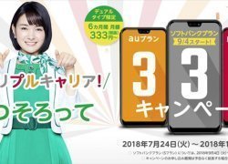 mineoが月額333円キャンペーンとソフトバンク回線先行予約キャンペーンを開始
