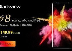 フロントバック共にデュアルカメラ仕様なBlackview S8のプロモーションが開始 $149.99