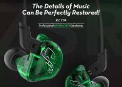 KZの新作 KZ ZSR 6ドライバハイブリッドイヤホンが$27.00→$16.99の大幅値引き 1/15より毎日20台限定で$9.99に