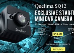 超小型デジタルビデオレコーダーQuelima SQ12のプロモーションが開始 $13.99で購入可能 旧モデルはなんと$7.99