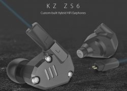 [11/29 20時開始 限定100]KZ ZS6 4ドライバハイブリッドイヤホンが$28.99→$19.99で過去最安価格