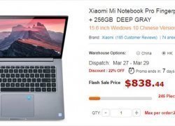 [4周年セール]Xiaomi Mi Notebook Pro Core i5 8GB/256GBが過去最安