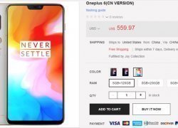 [急ぎましょう！]Oneplus 6 8GB/128GB SilkyWhiteが激安の$559.97！