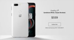 Oneplus 5Tに新色 サンドストーンホワイトが追加