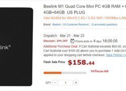 [4周年セール]Beelink M1 4GB/64GB ミニPCがフラッシュセール価格で$158.44に