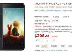 [終了]MIUIならこちらXiaomi Mi 5X 4GB/64GBがおまけ付きで$188.99に
