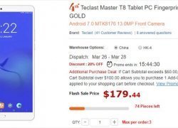 [終了]パワフルな8インチTeclast Master T8が$179.44とお得
