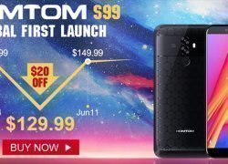 OTG給電可能 大容量バッテリー6200mAh HOMTOM S99がプロモーション価格で$129.99に