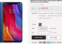 [最安白$361が在庫復活]joybuyでXiaomi Mi 8シリーズが激安 Mi 8は$388 Mi 8SEは$278