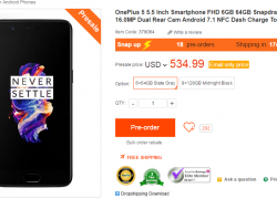[$20offクーポン追加100台限定]どこで買う？Oneplus 5が$539.99でプレオーダー中 7月10日以降の発送
